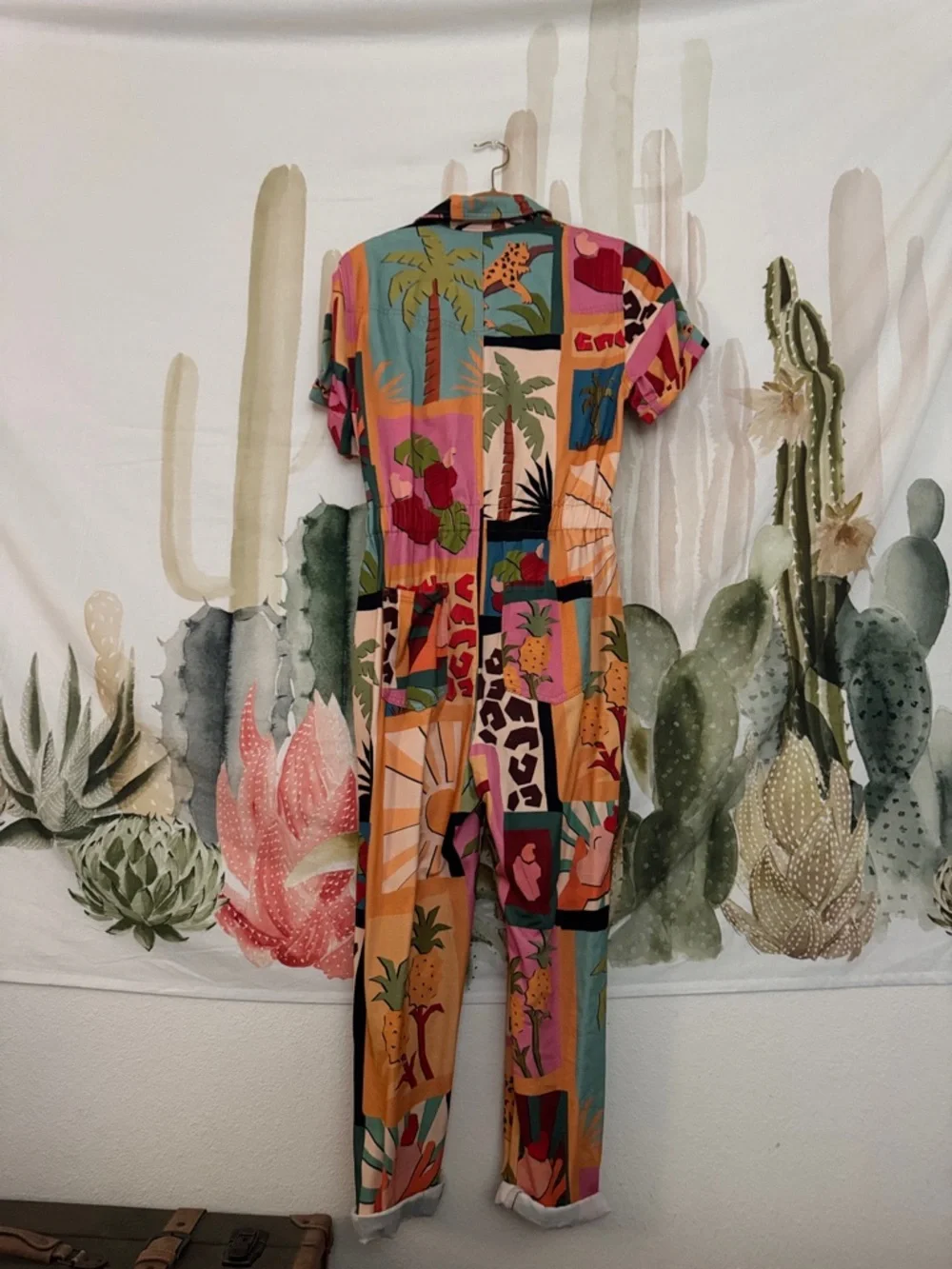 FARM RIO printed jumpsuit sz XS - Picture 6 of 6